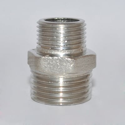 Бочонок (ниппель) 1/2″х3/8″ ник