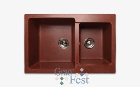 Мойка гранит Granfest GF-P780К реверс. 2-х сек