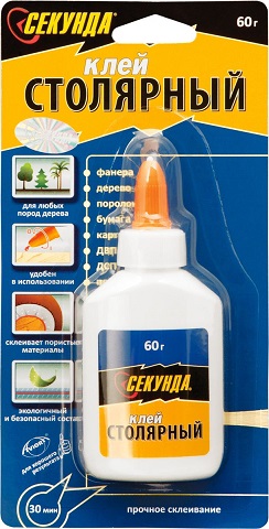 Клей Секунда Столярный 60 гр
