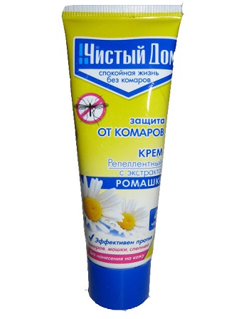 Крем от комаров ЧИСТЫЙ ДОМ 35г
